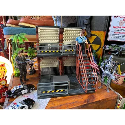 工場廃墟 ジオラマシーンセット 1/18スケール (ウェポンセクション) ■ アメリカン雑貨 アメリカ雑貨