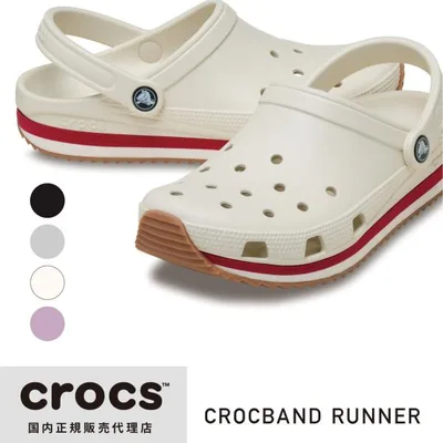 【SALE★50%OFF】crocs クロックス 国内正規品 212831 クロックバンド ランナー Crocband Runnerサンダル クロッグ ユニセックスアウトレット セール 半額