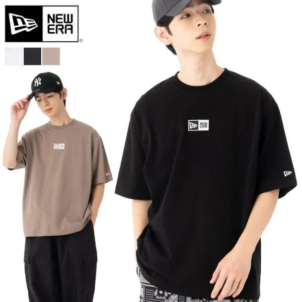 ニューエラ 半袖Tシャツ オーバーサイズ ボックスロゴ