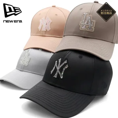 ニューエラキャップ 9FORTY サテンラインストーン MLBONSPOTZ別注