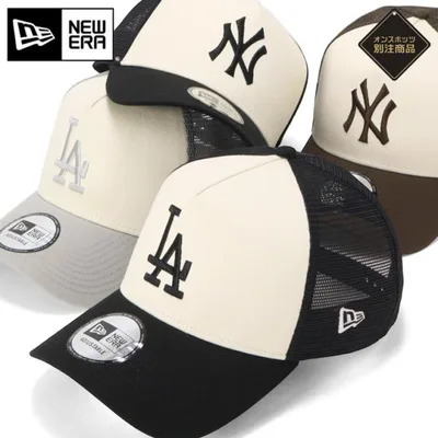 ニューエラメッシュキャップ 9FORTYA-FRAMETRUCKER ツートーンMLB ONSPOTZ別注