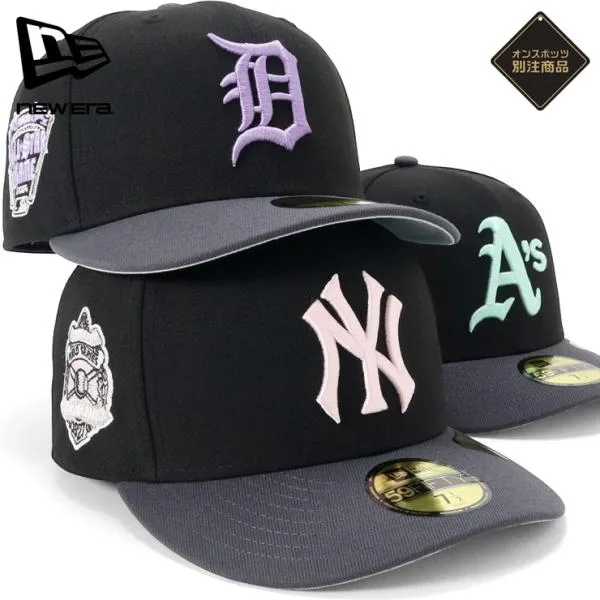 ニューエラキャップ プレカーブド59FIFTY サイドパッチ2トーンMLB ONSPOTZ別注