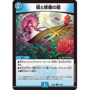 デュエルマスターズ 姫と修羅の盾(アンコモン) 王道vs邪道 デュエキングWDreaM 2025(DM25-EX2) | デュエマ 水文明 呪文