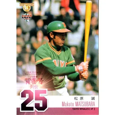 BBM2013 プロ野球背番号列伝 レギュラーカード No.91 松原誠