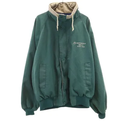 California IMPERIAL 90s USA製 オールド ブルゾン XL グリーン メンズ 古着 中古