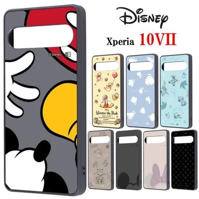 ディズニー Disney Xperia 10VII 耐衝撃 maru スマホケース Xperiaケース Xperia10VIIケース Xperia10VII エクスペリア 衝撃吸収 バンパー ハイブリッドケース