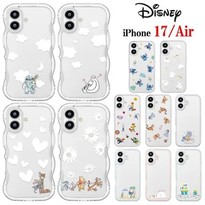 ディズニー Disney iPhone 17 Air なみなみ 耐衝撃 クリアケース iPhoneケース iphone アイフォン iPhone17 iPhoneAir インナーシート スマホ ケース かわいい