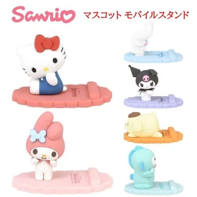 サンリオキャラクターズ サンリオ マスコットモバイルスタンド モバイルスタンド スマホ置き モバイル スタンド スマホ 立て シリコン スマホ用 スマホ立て