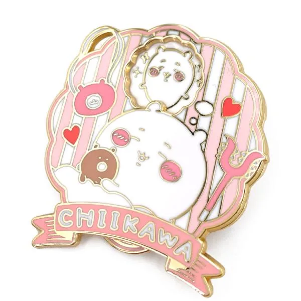 ちいかわ 大きめギミックピンバッジ 133323 CHIIKAWA なんか小さくてかわいいやつ