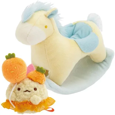 すみっコぐらし おかざりすみっコ えびてんのしっぽ・ 木馬 すみっコぐらしコレクション てのりぬいぐるみ 干支 うま
