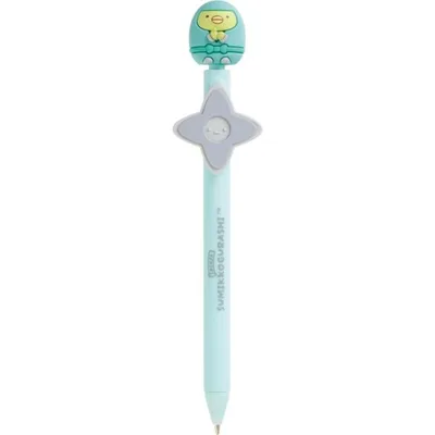 すみっコぐらし マスコット付ボールペン1.0mm ぺんぎん? 忍者