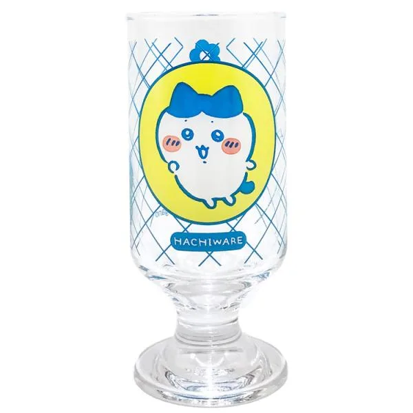 ちいかわ 台付ソーダグラス280ml ハチワレ 136997 シュワシュワ CHIIKAWA なんか小さくてかわいいやつ