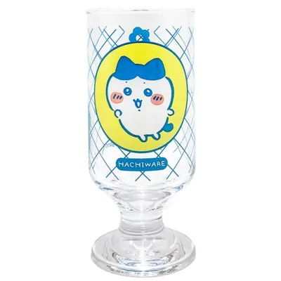 ちいかわ 台付ソーダグラス280ml ハチワレ 136997 シュワシュワ CHIIKAWA なんか小さくてかわいいやつ