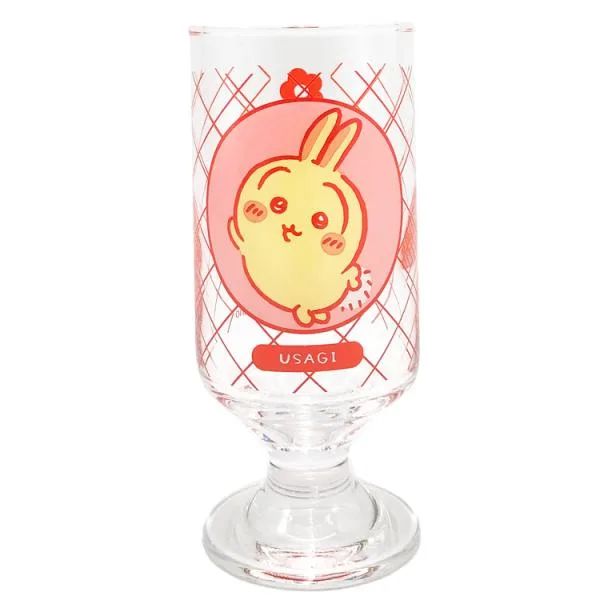 ちいかわ 台付ソーダグラス280ml うさぎ 137000 シュワシュワ CHIIKAWA なんか小さくてかわいいやつ