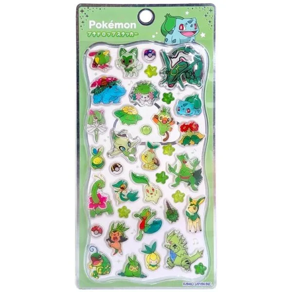 ポケットモンスター プチドロップステッカー グリーン 079952 ポケモン pokemon【お1人様1点限り】