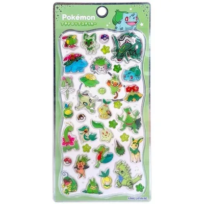 ポケットモンスター プチドロップステッカー グリーン 079952 ポケモン pokemon【お1人様1点限り】