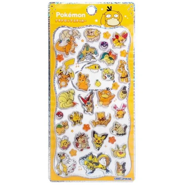 ポケットモンスター プチドロップステッカー イエロー 079983 ポケモン pokemon【お1人様1点限り】