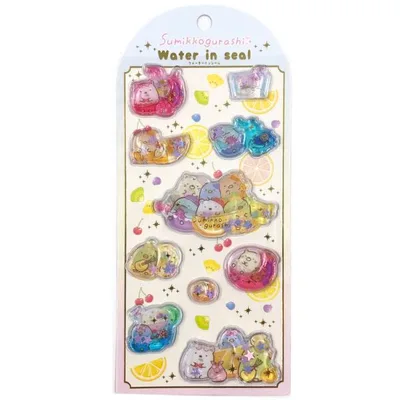 すみっコぐらし ウォーターインシール ぺんぺんフルーツバケーション 625665 すみっこ sumikkogurashi