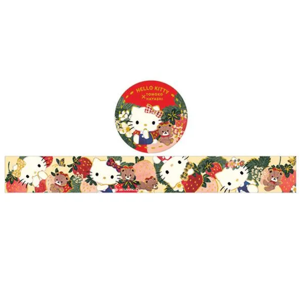 ハローキティ×トモコハヤシ マスキングテープ 842214 Tomoko Hayashi SANRIO サンリオキャラクターズ コラボ