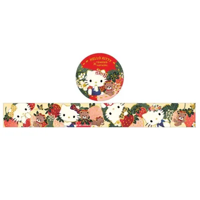 ハローキティ×トモコハヤシ マスキングテープ 842214 Tomoko Hayashi SANRIO サンリオキャラクターズ コラボ