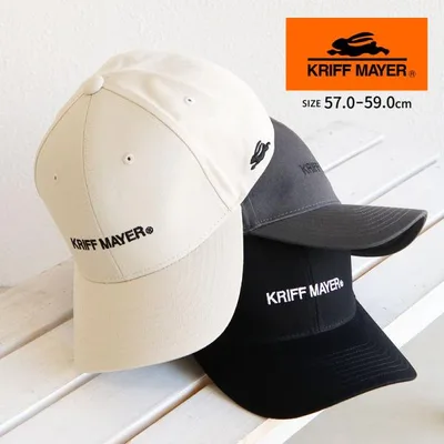 クリフメイヤー キャップ 深め メンズ レディース おしゃれ 黒 ブラック アイボリー チャコールグレー KRIFF MAYER ds2012 爆買