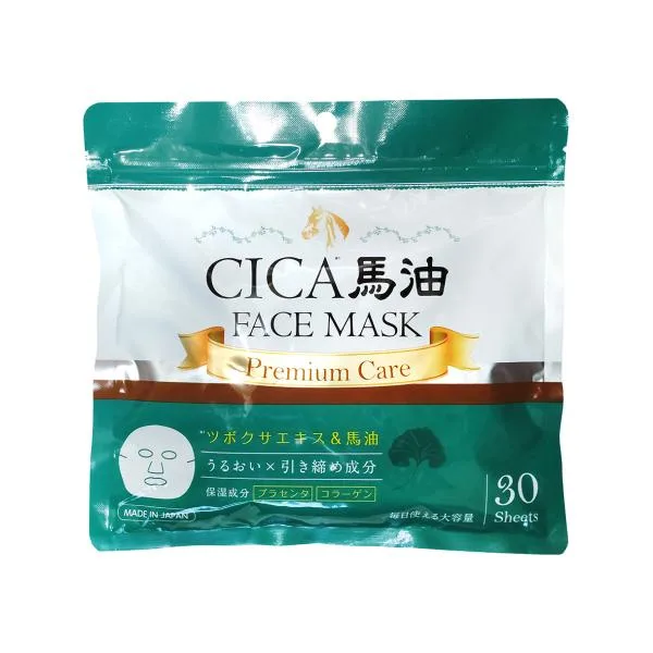 サンタプロジェクト CICA馬油 フェイスマスク 30枚