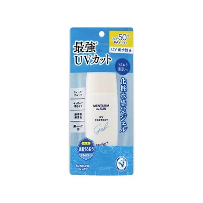 メンタームザサン パーフェクトUVジェルA 100g 日焼け止め 顔 軽い うるおい さらさら ウォータープルーフ 無香料 SPF50+ PA++++