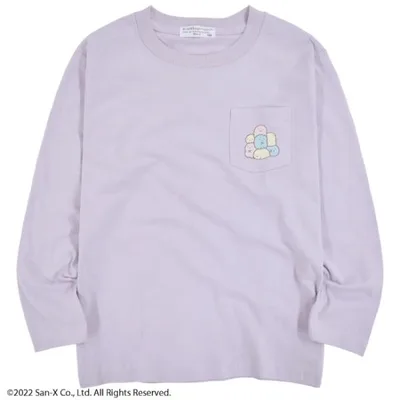 すみっコぐらし サンエックス Tシャツ 長袖 キッズ 子供 ポケット 付き プリント
