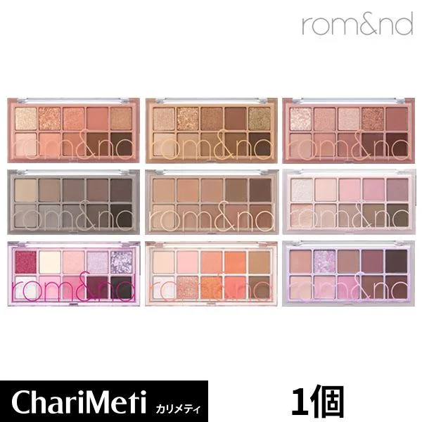 ロムアンド アイシャドウ ベターザンパレット アイシャドウパレット 01 02 03 04 05 06 07 08 09 プチプラ ピンク 多色 韓国 安い マット ラメ 黒 韓国コスメ