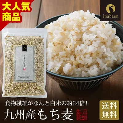 もち麦 国産 九州産 900g 送料無料 パック おにぎり ごはん ご飯 お米 無添加 食物繊維 スーパーフード ダイエット 健康 腸活