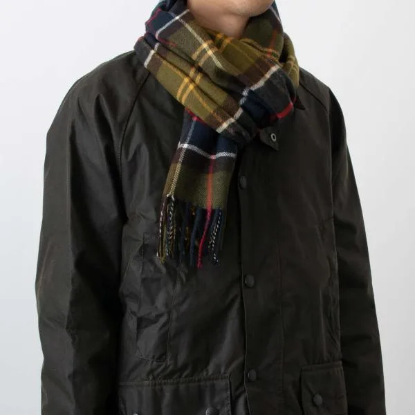 バブアー BARBOUR マフラー YAXLEY TARTAN SCARF タータンチェック マフラー メンズ レディース USC0324