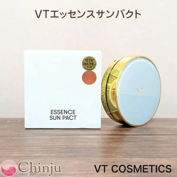 VT エッセンスサンパクト 11g ブイティ 紫外線カット 保湿 ブルー マーブル 日焼け止め 日焼止め 韓国コスメ VT COSMETICS