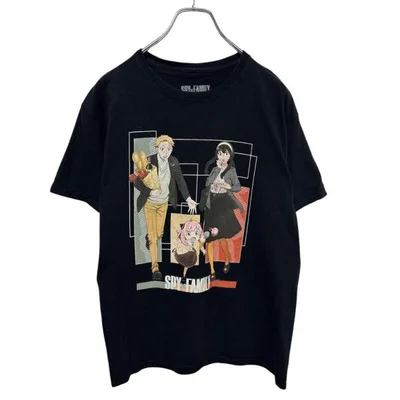 【SPY×FAMILY】 Loid Anya Yor Anime ロイド アーニャ ヨル スパイファミリー キャラクター集合Tシャツ S-5907