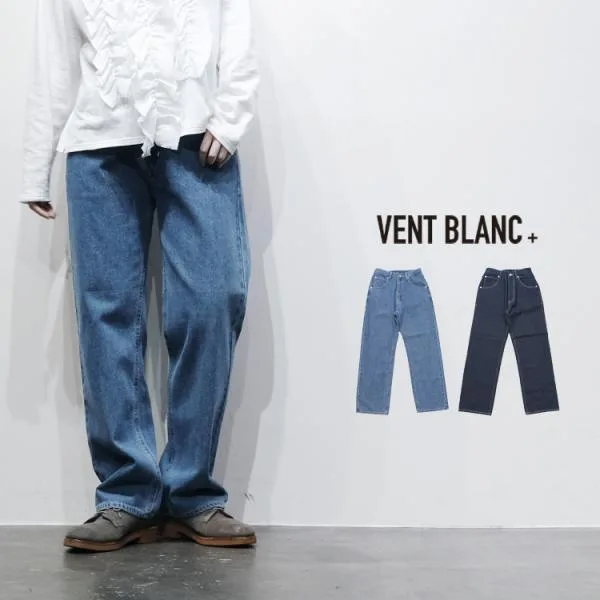 ヴァンブラン プリュス VENT BLANC+ (定番アイテム) amv-3229 10oz デニム ストレートパンツ 爆買