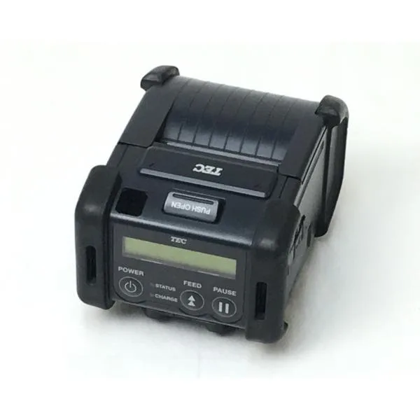 (中古)TEC ポータブルプリンター B-EP2DL-GH40-R 無線LAN