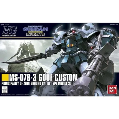 ガンプラ HGUC 1/144 MS-07B-3 グフカスタム バンダイ BANDAI 機動戦士ガンダム 第08MS小隊 プラモデル 4573102591654