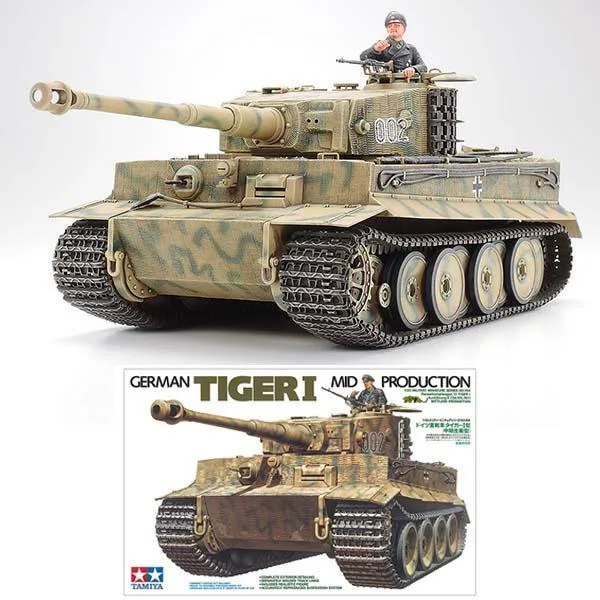 プラモデル 戦車 タミヤ 1/35 ドイツ重戦車 タイガーI 中期生産型 MM 車 ミリタリー ミニチュアシリーズ afv