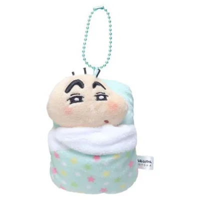 クレヨンしんちゃん おふとんマスコット ミニぬいぐるみボールチェーン マスコット アニメキャラクター BABYしんちゃん オスト