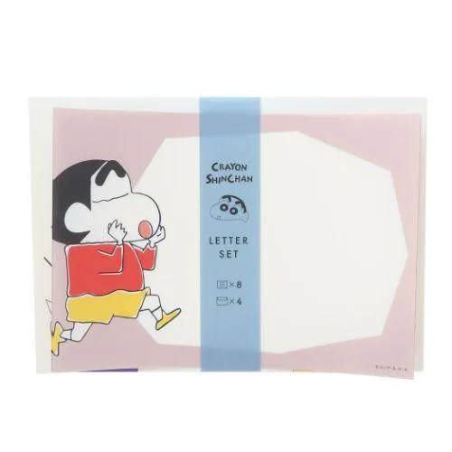 クレヨンしんちゃん レターセット 手紙セット アップ柄 アニメキャラクター 爆買