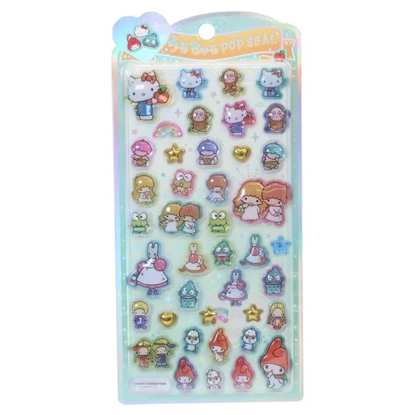 サンリオキャラクターズ シールシート うるちゅるポップシール レトロ Sanrio クラックス