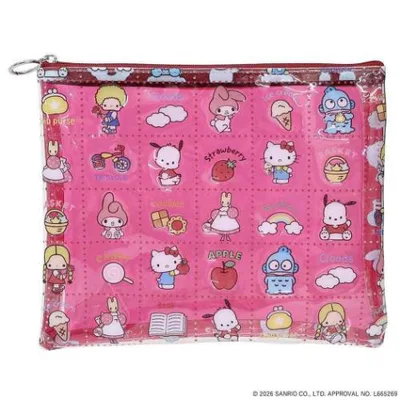 コスメポーチ サンリオキャラクターズ PVC ポーチ Sanrio MIX カラー SANRIO CHARACTERS BASIC 小物入れ か 爆買