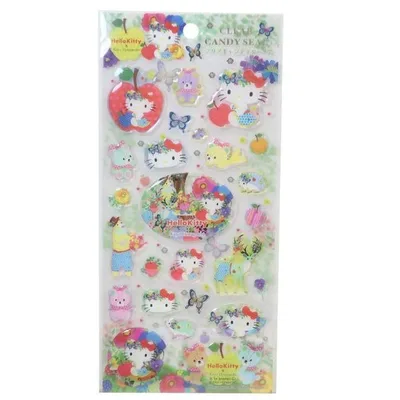 サンリオ シールシート クリアキャンディシール ハローキティ sanrio
