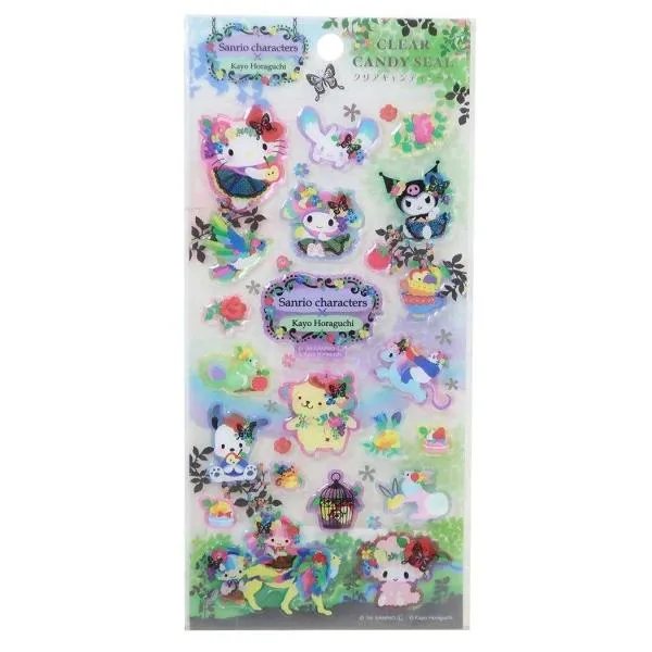 サンリオ シールシート クリアキャンディシール サンリオキャラクターズ sanrio