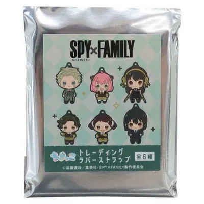 スパイファミリー SPY FAMILY グッズ キーホルダー 少年ジャンプ アニメキャラクター トレーディングラバーストラップ 全6種 爆買