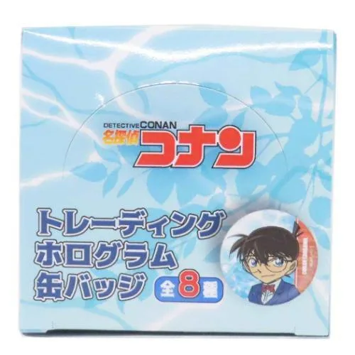 名探偵コナン グッズ 缶バッチ 少年サンデー アニメキャラクター トレーディングホログラム缶バッジ 全8種 爆買