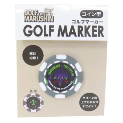 エヴァンゲリオン グッズ ゴルフ用品 アニメキャラクター ゴルフマーカー コイン型 エヴァンゲリオンコインマーカー 爆買