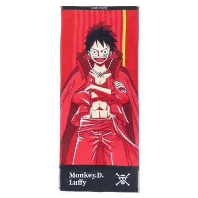 ワンピース シャーリングロングタオル フェイスタオル ルフィショット 少年ジャンプ アニメキャラクター 爆買