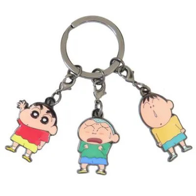 クレヨンしんちゃん アニメキャラクター キーホルダー 3連キーリング しんちゃん&マサオくん&ぼーちゃん 爆買