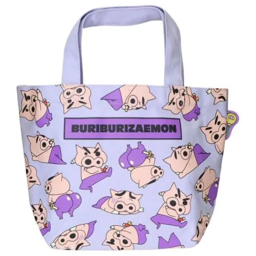 Crayon Shin-chan Color Gusset Bag Lunch Bag Buri Buri Zaemon Full Anime Character Great Buy