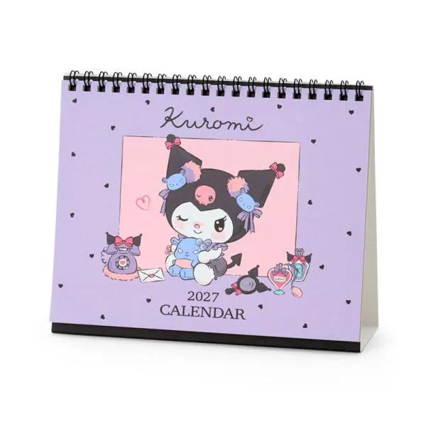 クロミ 2027Calendar 卓上リングカレンダー27 インテリア 書き込み 令和9年暦 Sanrio サンリオ